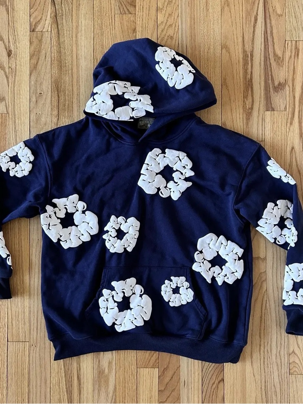 Navy Blue Denim Tears Men’s Hoodie
